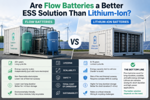 Are Flow Batteries a Better ESS Solution Than Lithium-Ion?
