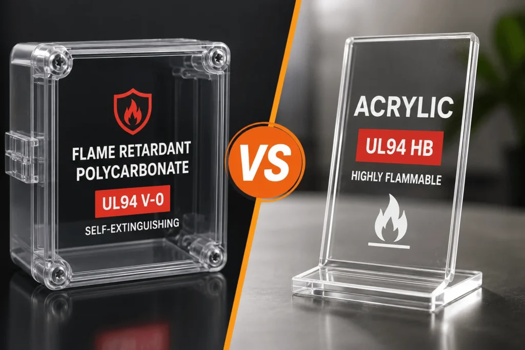 Flame Retardant Polycarbonate Better Than Acrylic