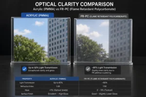 Optical Clarity Acrylic’s Undisputed Advantage