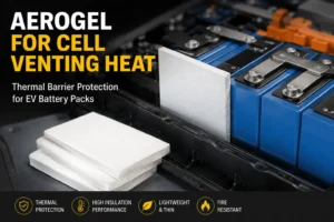 How Does Aerogel Handle Cell Venting Heat in EV Packs?