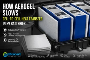 How Does Aerogel Slow Cell-to-Cell Heat Transfer in EVs?