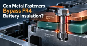 Can Metal Fasteners Bypass FR4 Battery Insulation?