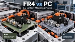 FR4 vs PC for EV Battery Mounting Plates: How to Choose?